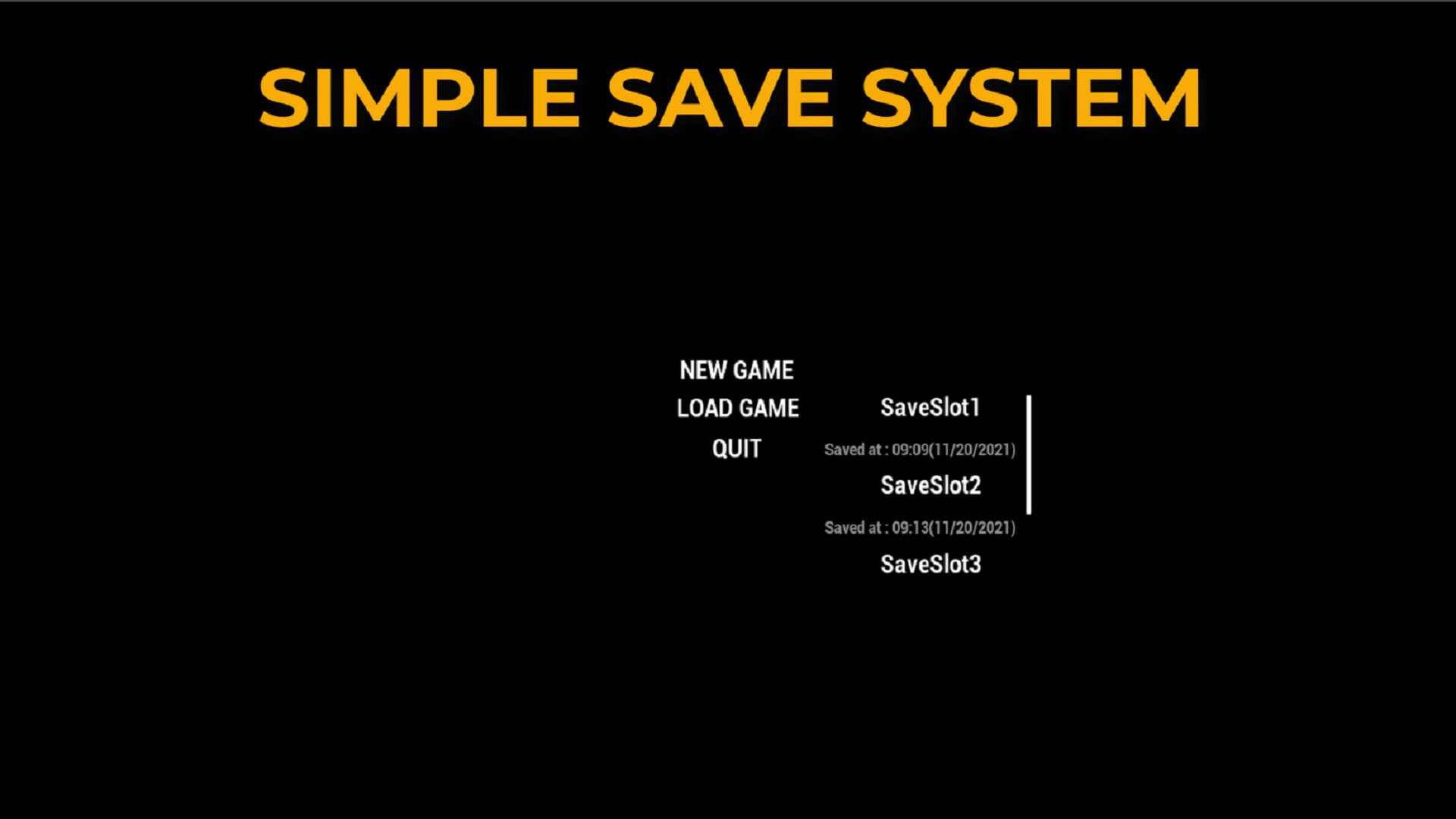 Simple Save System